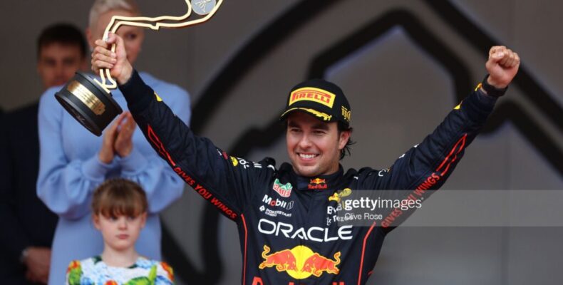 Sergio Perez wins chaotic wet-dry Monaco GP