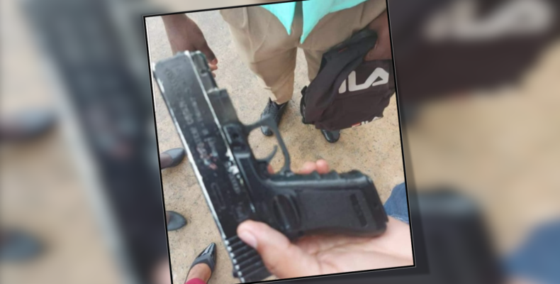 Student nabbed with air gun at Lodge Secondary; Police called in