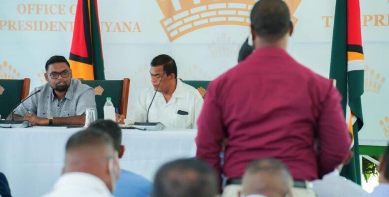 ‘Not business as usual’ – Pres. Ali tells GuySuCo management