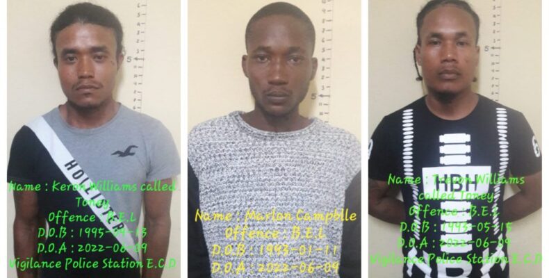 Three remanded to jail over theft of hair extensions and weave