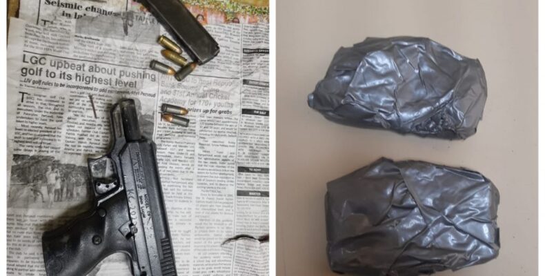 Cummings Lodge man held with unlicensed weapon and raw gold