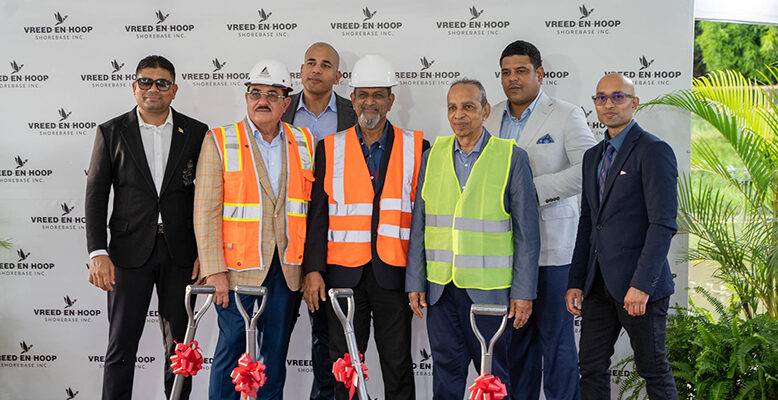 Sod turned for US$300M Vreed-en-Hoop shore-base facility