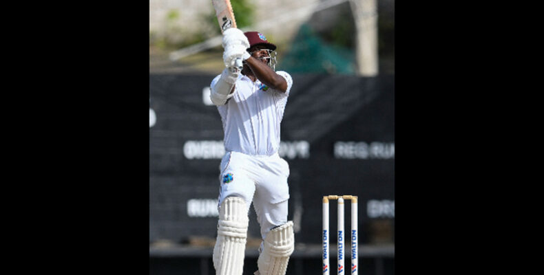 Mayers century puts Windies in dominant position