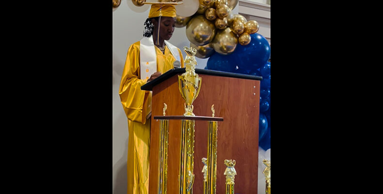 NY-based Guyanese woman completes high school; graduates as valedictorian