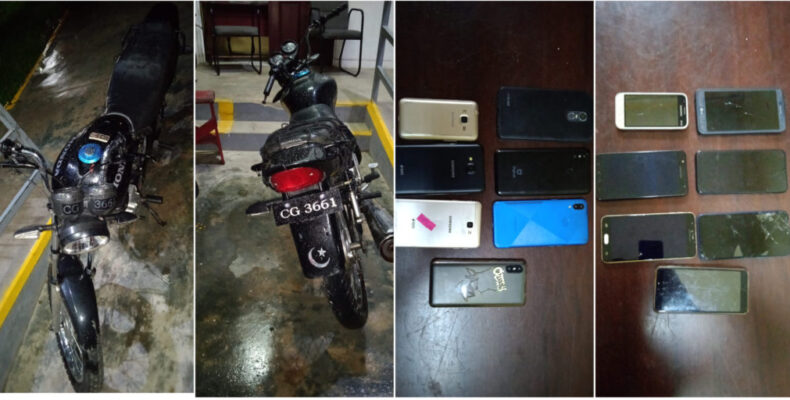 Suspected thieves arrested after robbing teenagers at Nismes