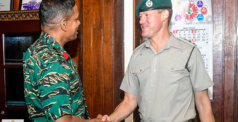 UK military attache’ to Caribbean visits GDF