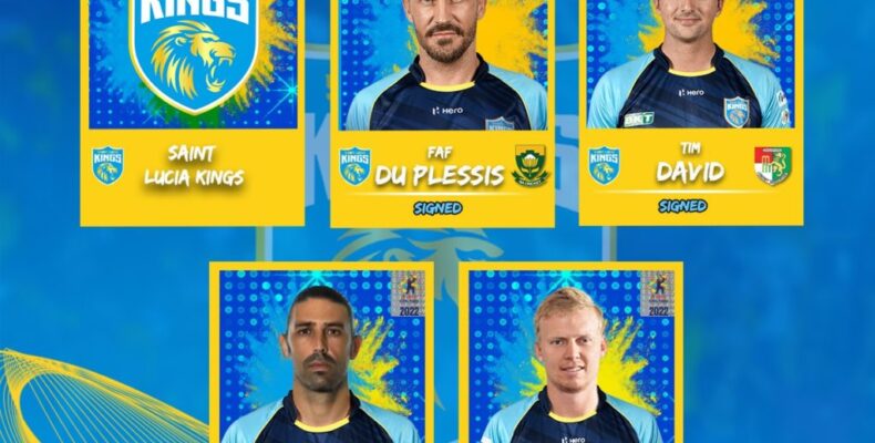 Faf, David and Wiese back with Kings for CPL 2022