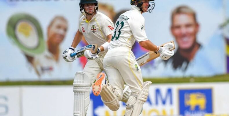 Tons for Smith and Labuschagne on Day One against Sri Lanka