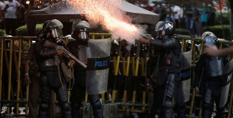 Sri Lanka police impose curfew, fire tear gas as unrest escalates