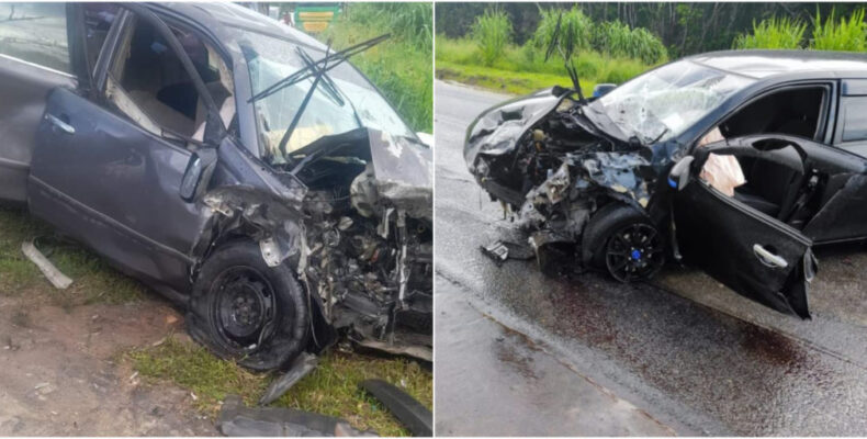 Driver in Linden Highway accident lost control of vehicle after driving into pool of water