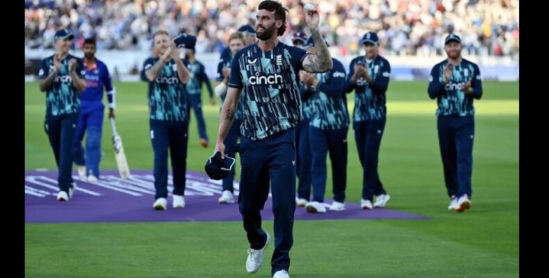 Record-breaking Topley bowls England to series-levelling win over India
