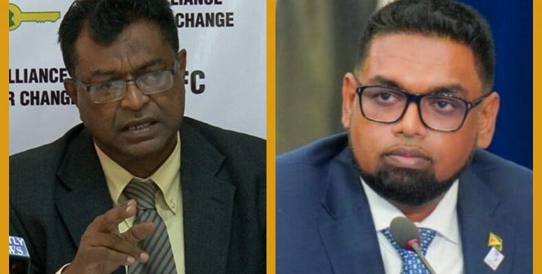 Ramjattan calls on President to call in world bank to probe bribery allegations against VP Jagdeo