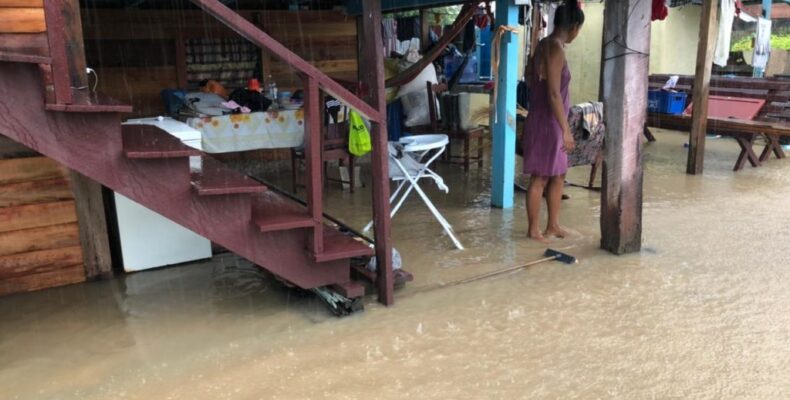 Flooding in some areas as rains continue