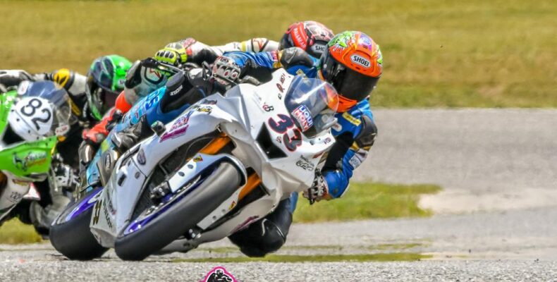 Guyanese Elliot Vieira shines at Canadian Superbike Championship