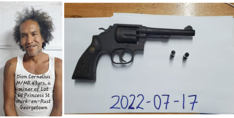 Miner, 43, charged for possession of unlicensed firearm, ammo