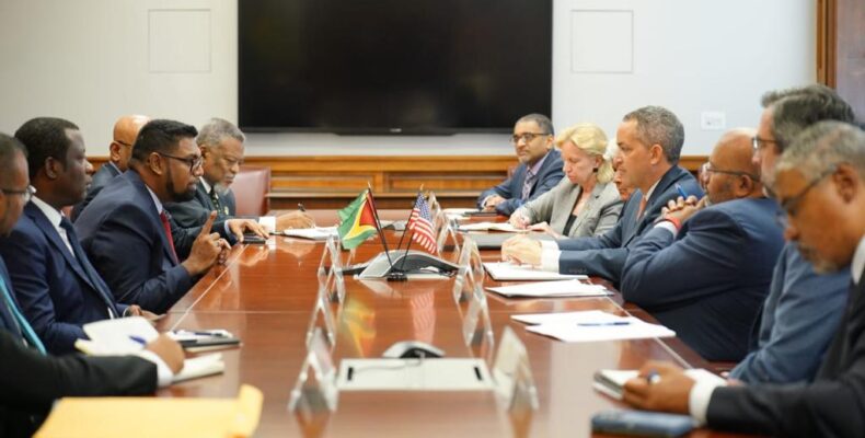 Support for Guyana in banking, finance as President Ali holds fruitful discussions with top US official