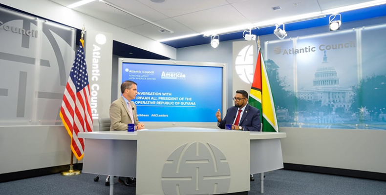 Guyana/US discuss areas of mutual interest, “harmonisation” of plans– President Ali