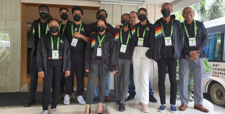 Chess team arrives in India for Olympiad