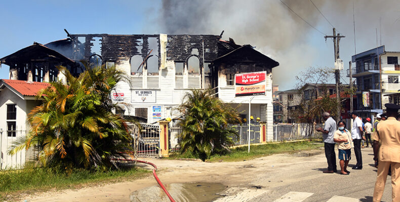 Cause of St George’s High School fire still unknown