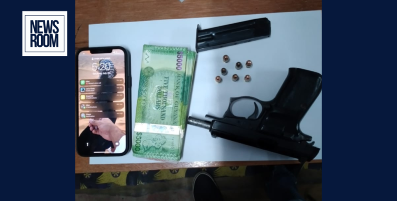 Two men nabbed with firearm, ammo in car