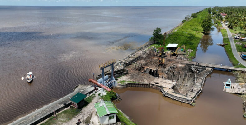 New Andrews pump station to drain 8,000 acres of rice lands