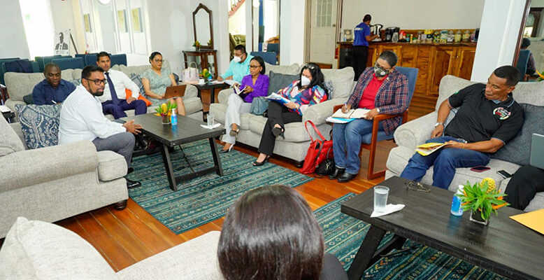 President, Dr Irfaan Ali on Friday morning was updated on preparations for Cricket Carnival 2022