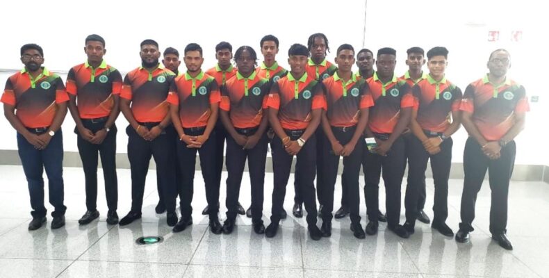 National Under-19 cricketers off to St. Vincent for Regional tournament
