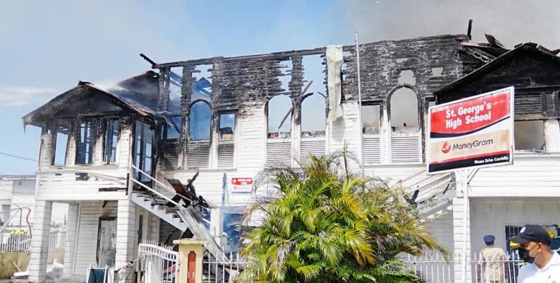 Fire still a mystery but most St George’s students placed in time for school reopening