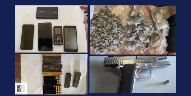 Bandits who traded bullets with police were on a robbery spree