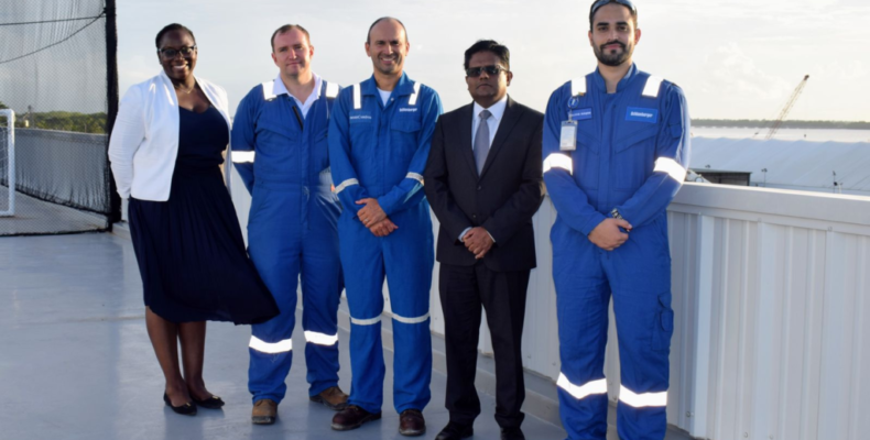 Dr. Singh tours Schlumberger’s facilities at Houston
