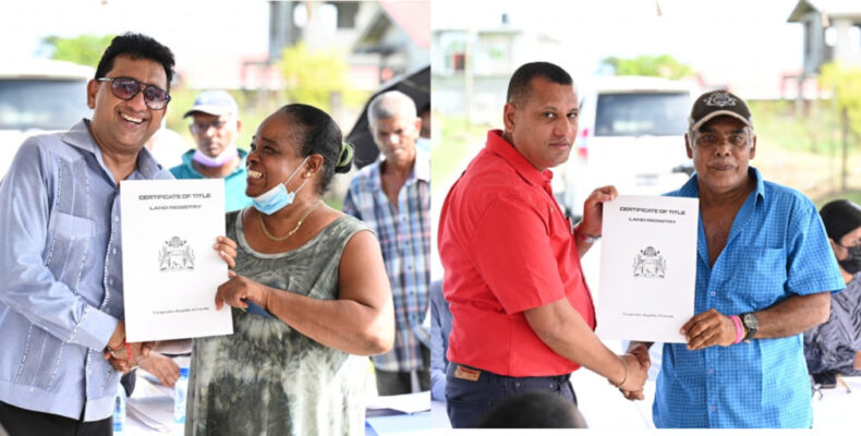 64 Zeelugt families receive land titles after years of waiting